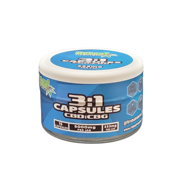 ReLeaf 3:1 CBD:CBG Capsules - 333mg Caps - Image 3