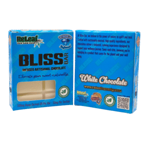 Bliss Bar Infused White Chocolate  500mg