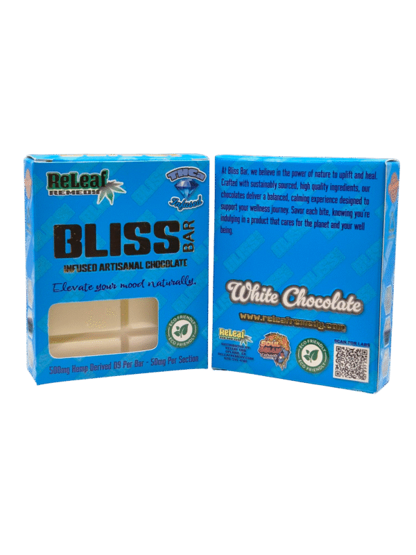 Bliss Bar Infused White Chocolate  500mg