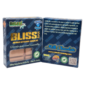 Bliss Bar Infused Milk Chocolate 500mg